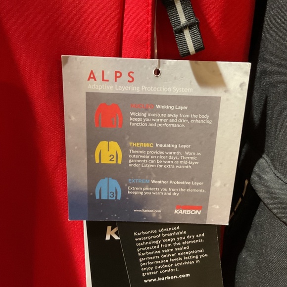 BOYS KARBON INERTIA YOUTH SKI WINTER JACKET SIZE 10 NWT - Picture 2 of 5